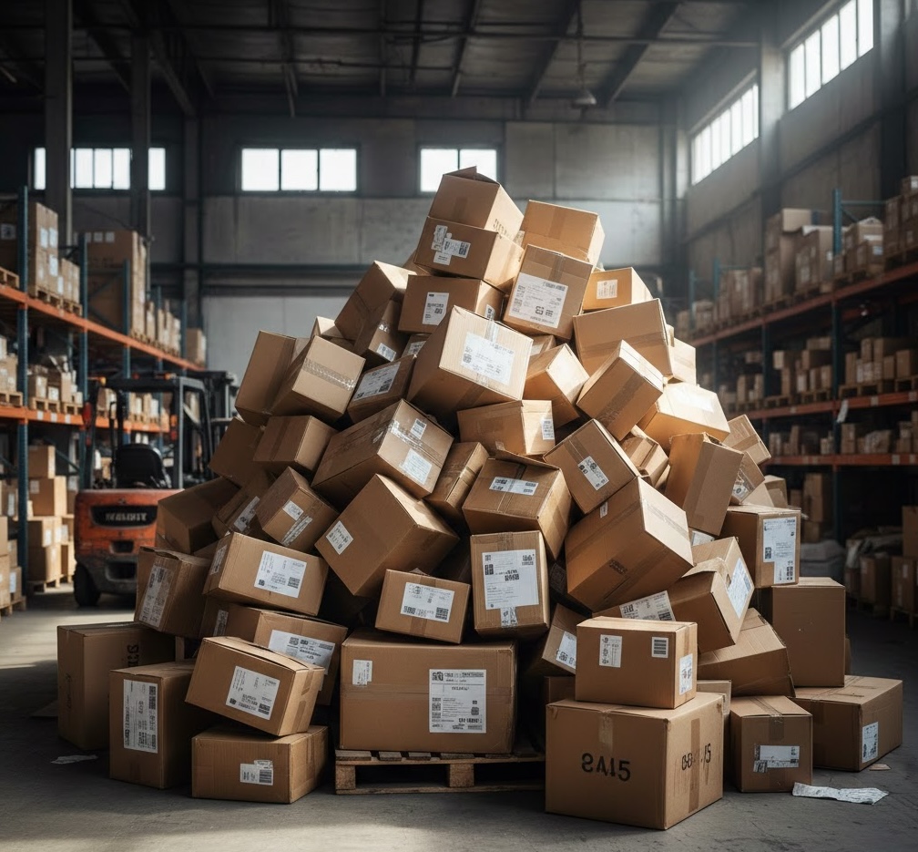 Gaylord boxes ready for service