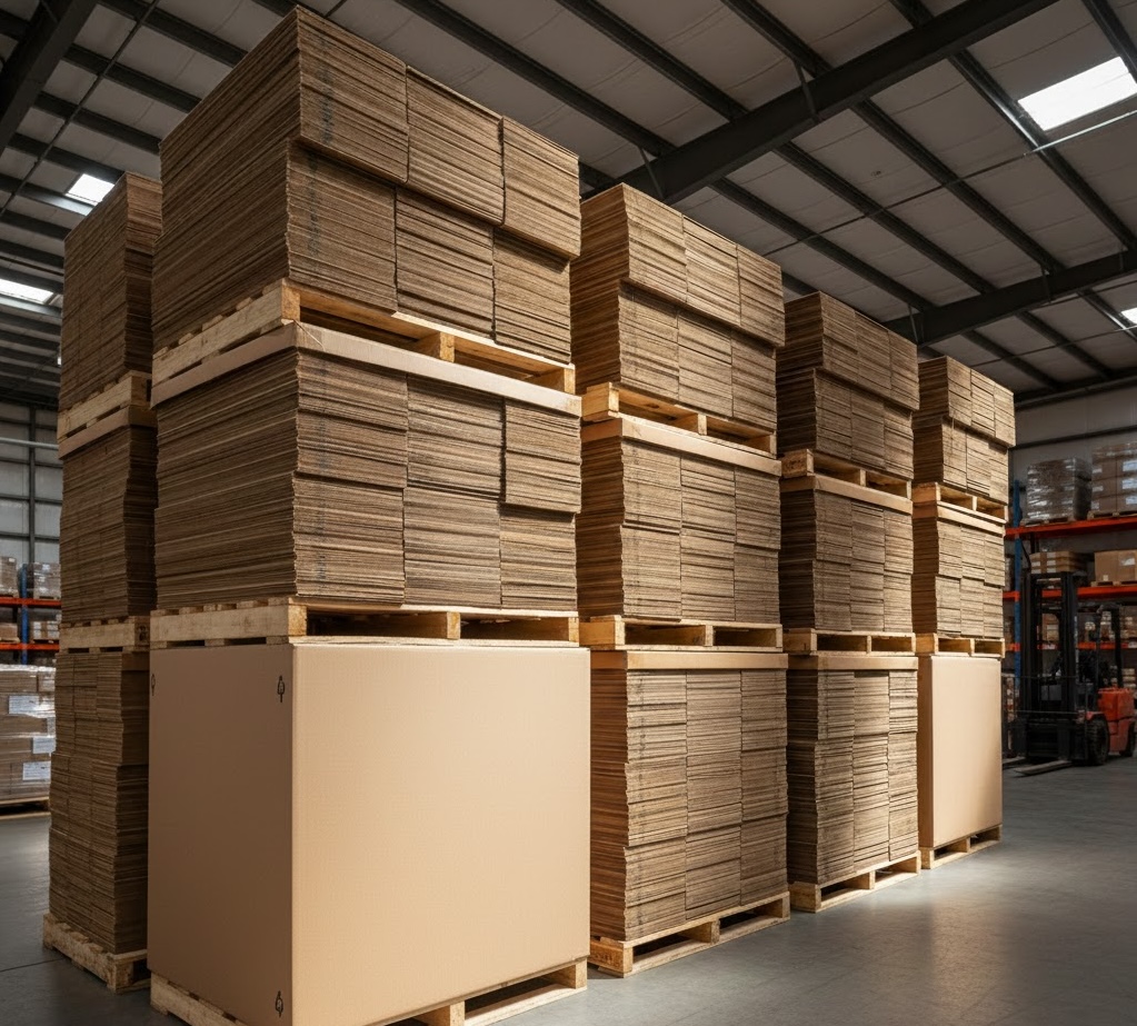 Gaylord boxes showing different sizes